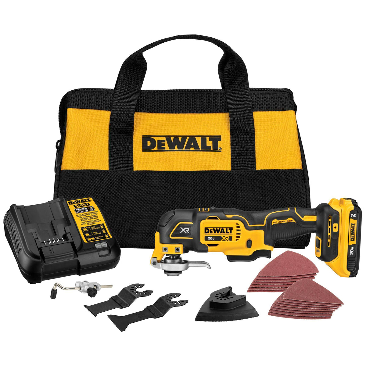 DeWalt 20V MAX* XR 3-Speed Oscillating Multi-Tool Kit-Instock