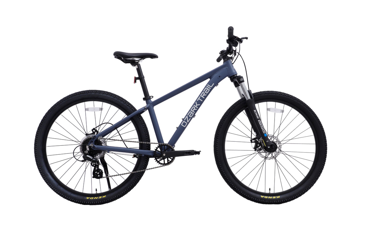 27.5" Ozark Trail M.2 Ridge Mountain Bike, Medium Frame, Fits Riders 5'3" - 5'8", Blue, Adult, Unisex