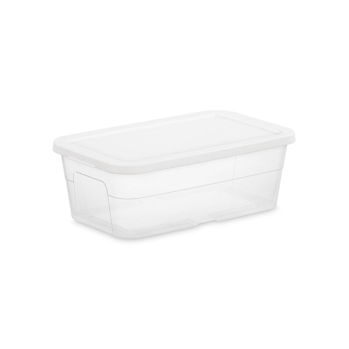 6qt Clear Storage Box White - Room Essentials