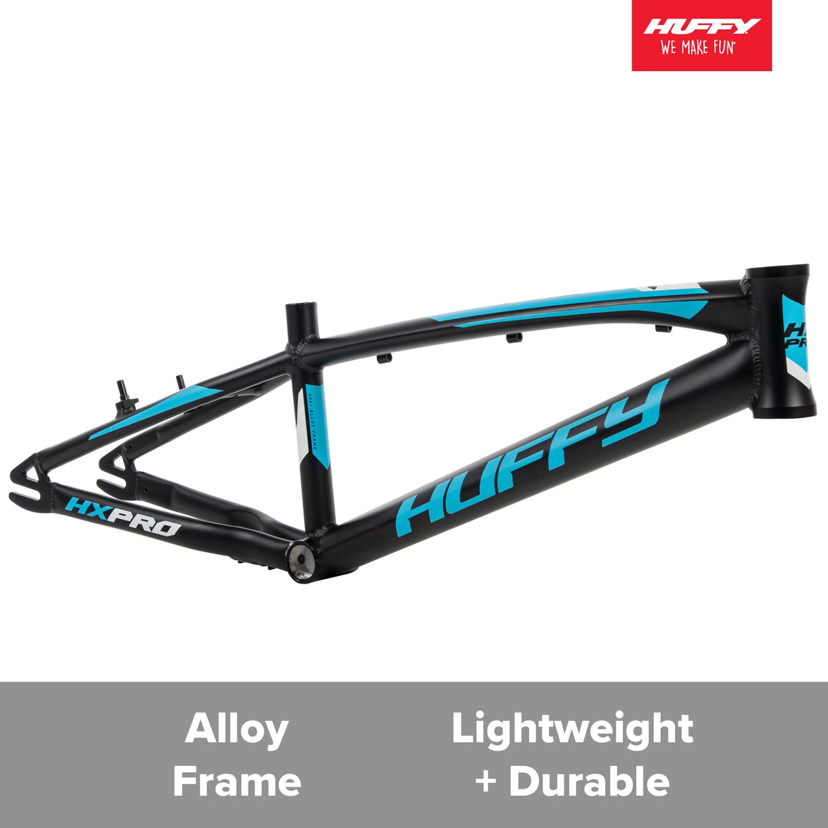20 - Inch BMX Bikes HX - Pro Bike, Black with Teal, Aluminum Frame