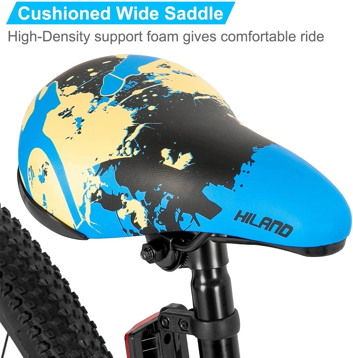 Hiland BMX BIKE 24 & 26 in, Beginner - Level to Advanced Riders with 2 Pegs for Adults, Multiple Colors