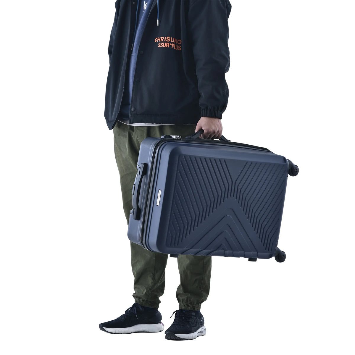 3 Piece Blue Luggage Travel Set, 20" 24" 28" Carry on Luggage with Spinner Wheels, Lightweight Hard Case Luggage Travel Suitcase Christmas Gifts for Business Trip Holiday Travel Cruise