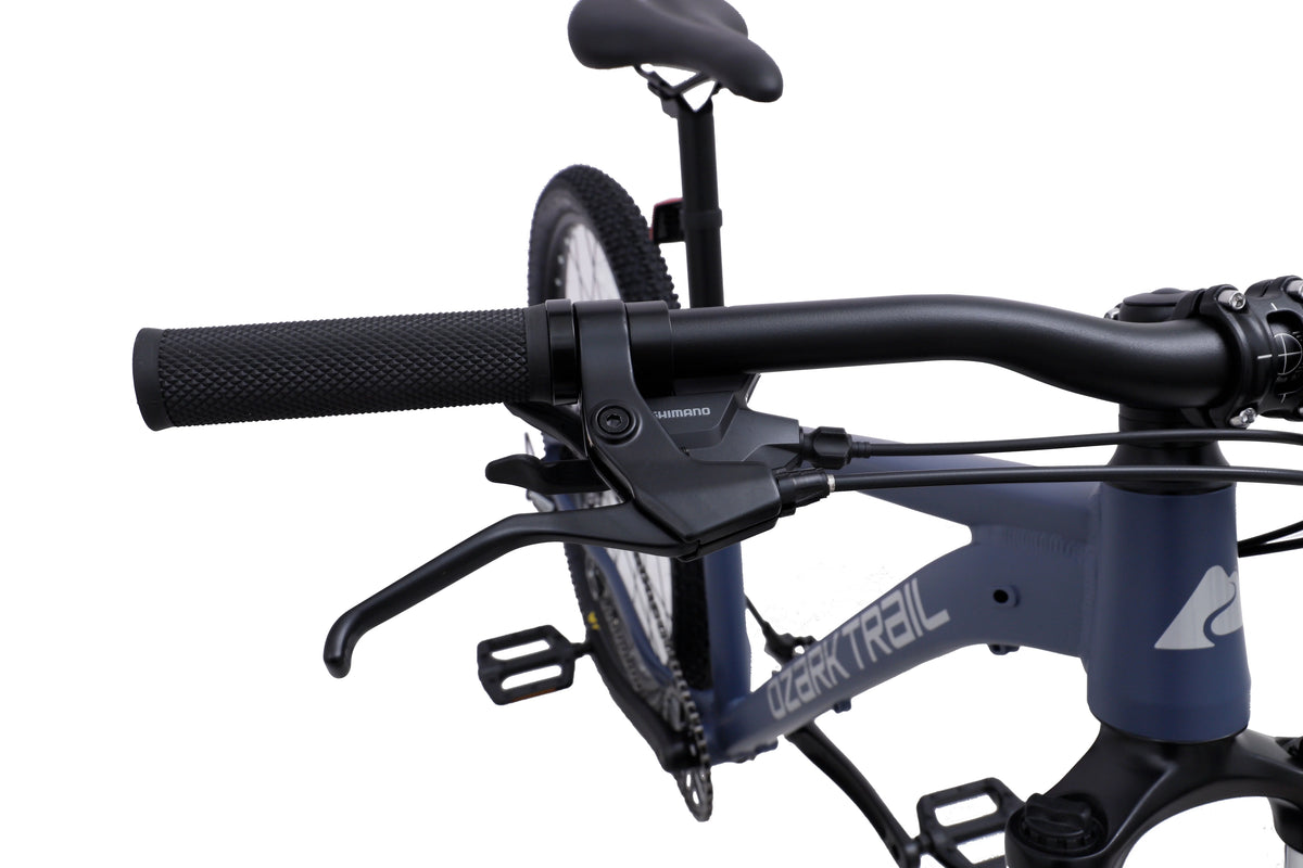 27.5" Ozark Trail M.2 Ridge Mountain Bike, Medium Frame, Fits Riders 5'3" - 5'8", Blue, Adult, Unisex