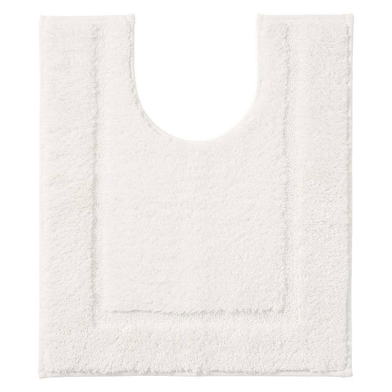 Lands& End Supima Cotton Non-Skid Contour Bath Rug, Natural
