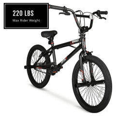 20" Hyper Bicycles Boy'S Spinner BMX Bike for Kids, Black, Age Group 8 to 13, Child, Tween