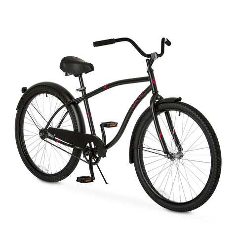 Concord 26" Pacifica Cruiser Bike, Fits Riders 5'0"+, Black, Men'S
