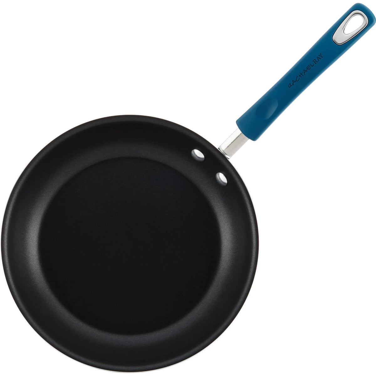 Rachael Ray 15 - Piece Nonstick Pots and Pans Set/Cookware Set, Marine Blue