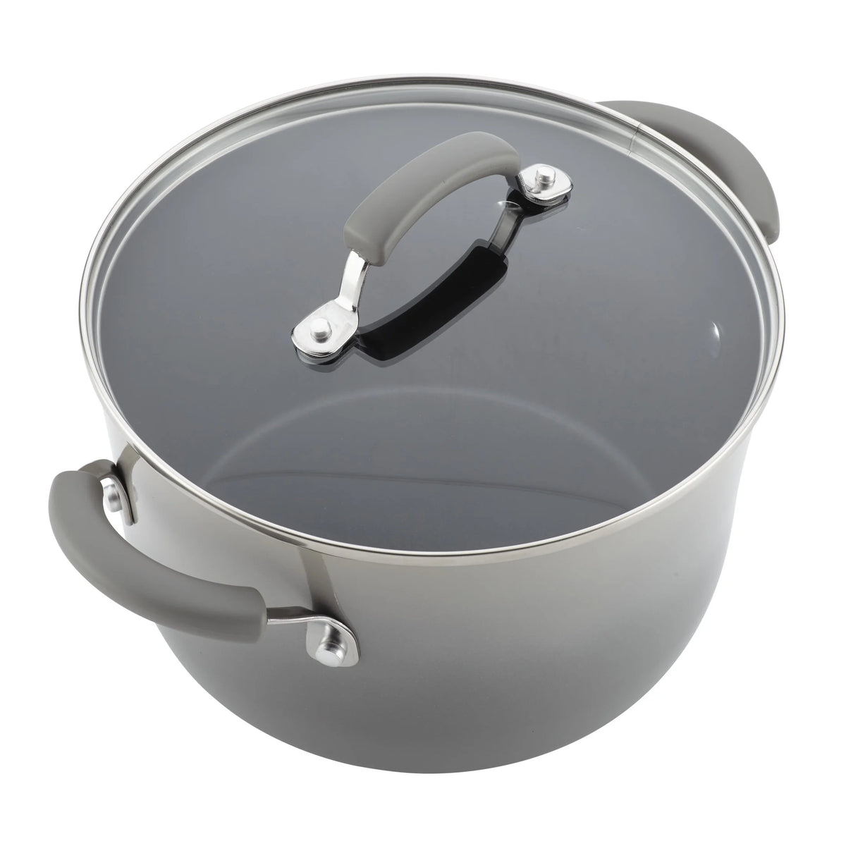 Rachael Ray 15 - Piece Nonstick Pots and Pans Set/Cookware Set, Marine Blue