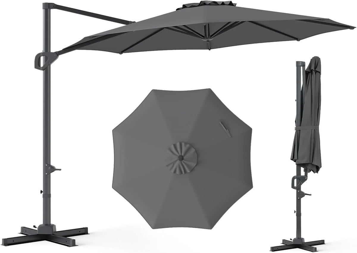 Tangkula 10ft Patio Umbrella with Aluminum Pole