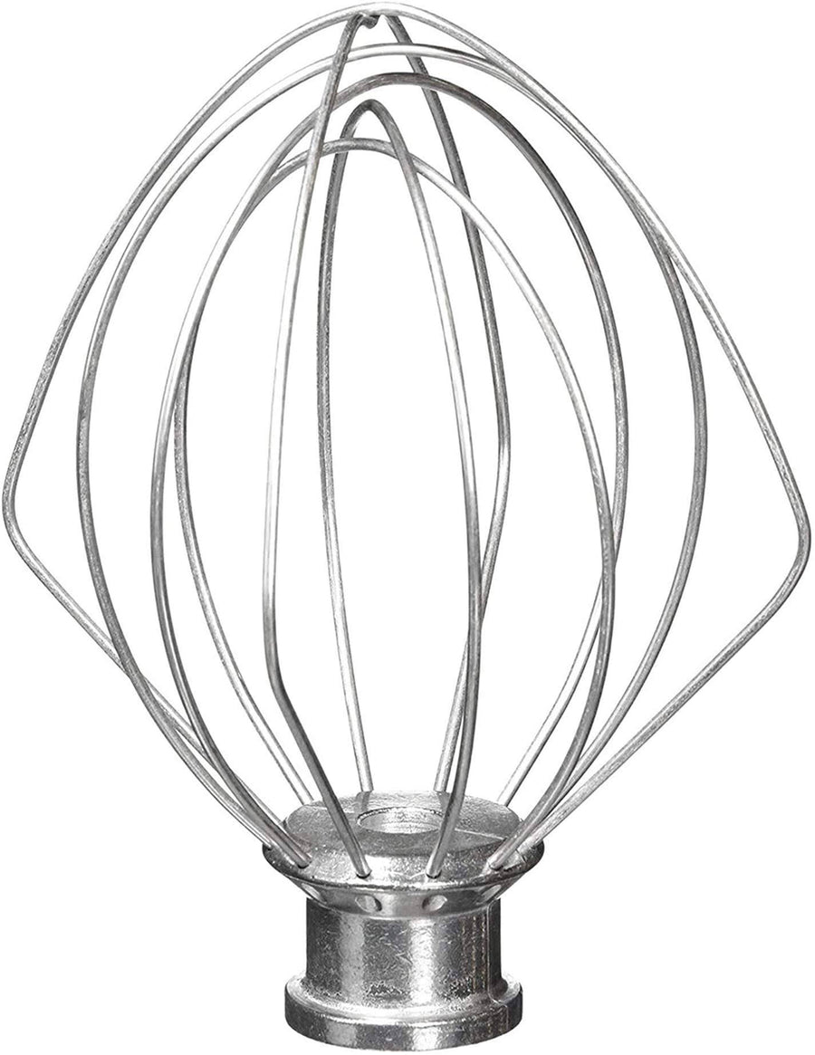 6 - Wire Whip Attachment Fits KitchenAid Tilt - Head Stand Mixer Replace K45ww Stainless Steel Egg Heavy Cream Beater Cakes Mayonnaise Whisk