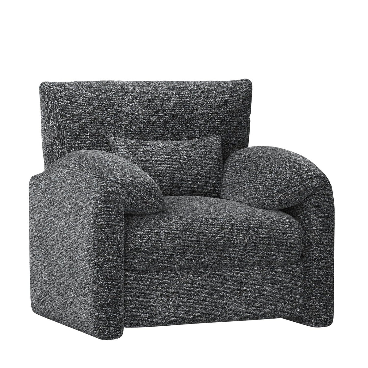 AECOJOY Oversized Armchair, Chenille Mid Century Accent Chair, Comfy Upholstered Single Sofa, Extra Wide Reading Chairs