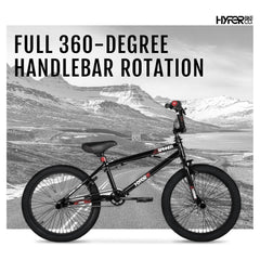 20" Hyper Bicycles Boy'S Spinner BMX Bike for Kids, Black, Age Group 8 to 13, Child, Tween