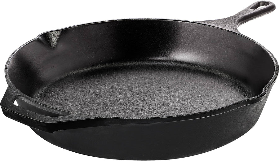Utopia Kitchen Saute Fry Pan - Chefs Pan, Pre - Seasoned Cast Iron Skillet - Frying Pan 12 inch - Safe Grill Cookware for Indoor & Outdoor Use - Cast