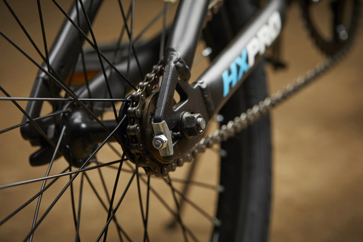 20 - Inch BMX Bikes HX - Pro Bike, Black with Teal, Aluminum Frame
