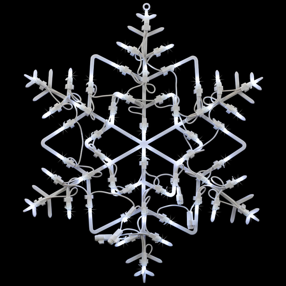 Northlight 18 in. LED Lighted Snowflake Christmas Window Silhouette Decoration