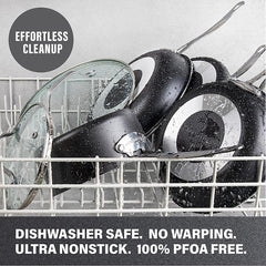 20-Piece Aluminum Ultra - Durable Non - Stick Diamond Infused Cookware and Bakeware Set