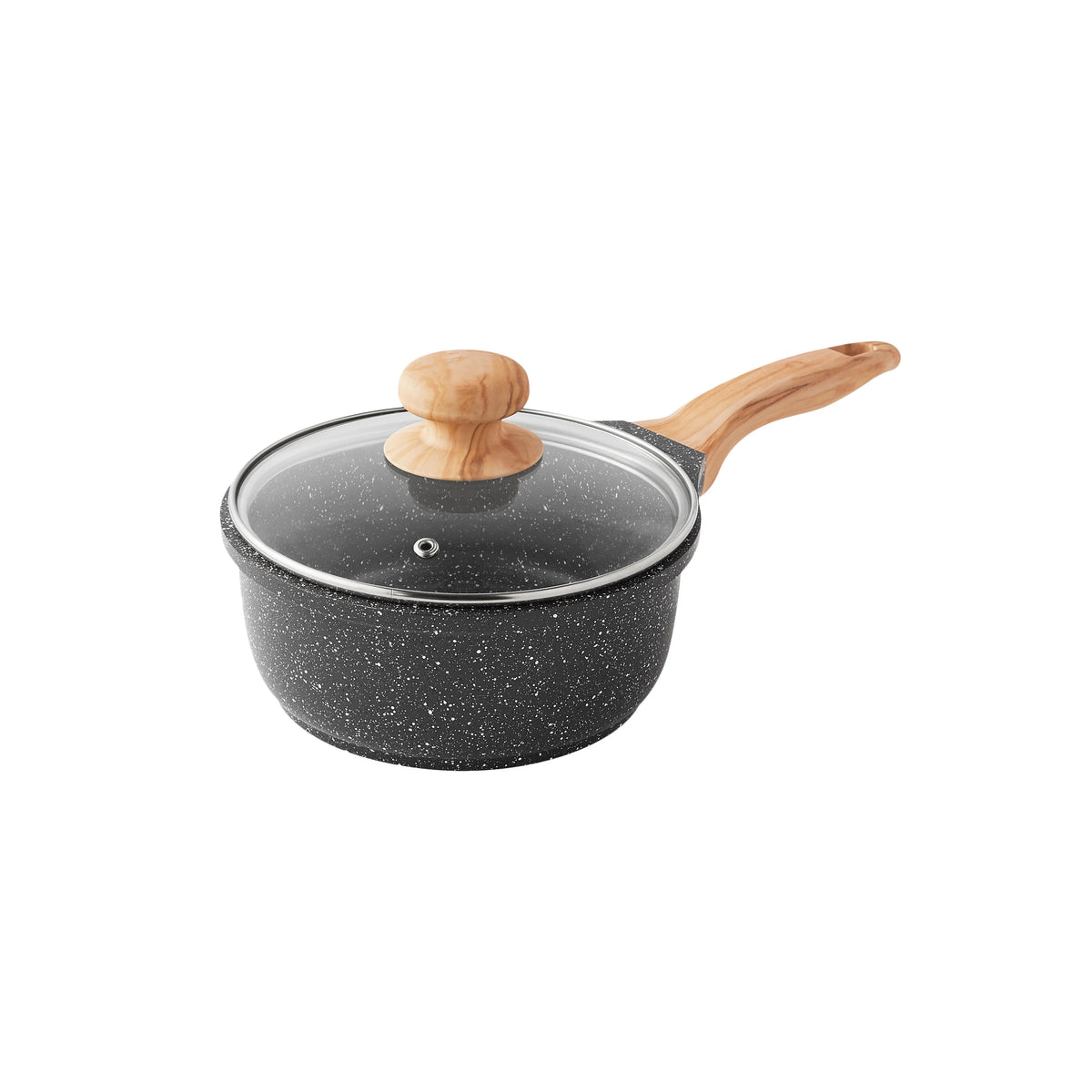 The Pioneer Woman Prairie Signature 14 - Piece Cast Aluminum Cookware Set, Brown Speckle