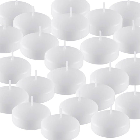 2Inch 24 Pack Floating Candles Unscented Discs for Wedding, Pool Party, Holiday & Home Decor...