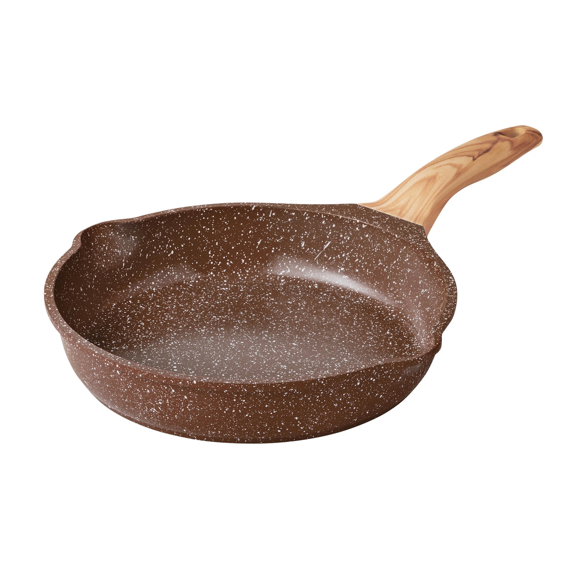 The Pioneer Woman Prairie Signature 14 - Piece Cast Aluminum Cookware Set, Brown Speckle