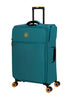 It Luggage Simultaneous 27" Softside Checked 8 Wheel Expandable Spinner Luggage, Harbour Blue