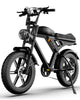 Movcan V30 Electric Bike for Adult, 1000W 20" Fat Tire 48V 15.6AH Removable Battery, 28MPH 7-Speed Disc Brake Off - Road Mountain Ebike UL2849