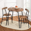 Best Choice Products 3 Piece Modern Oval Dining Table Set, Small Kitchen Dinette W/ 2 Chairs Black/Black