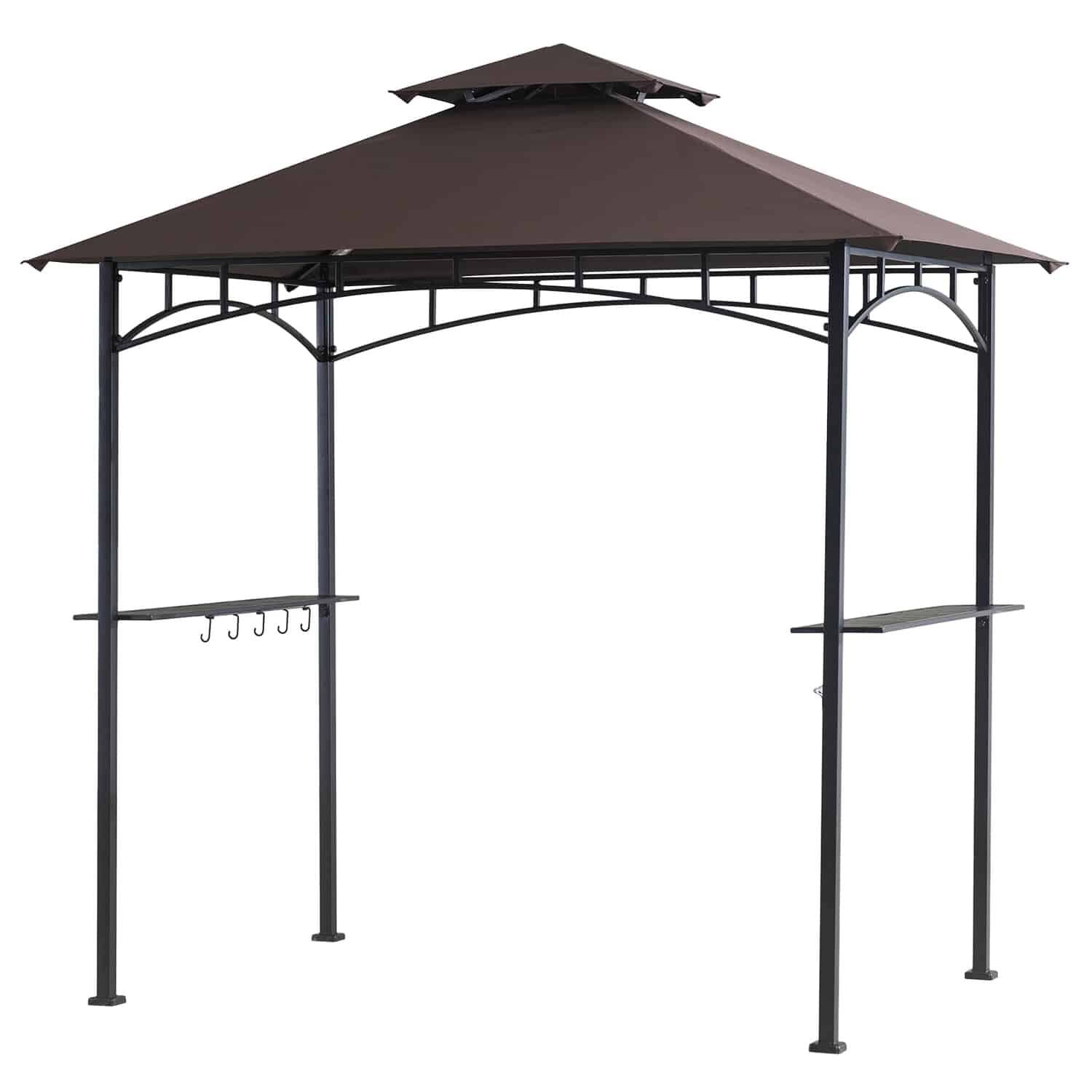 Living Accents 8 x 5 ft. Polyester Grill Gazebo