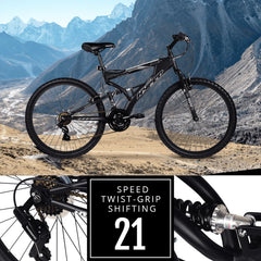 Hyper Bicycle 26" Men'S Havoc Mountain Bike, Black