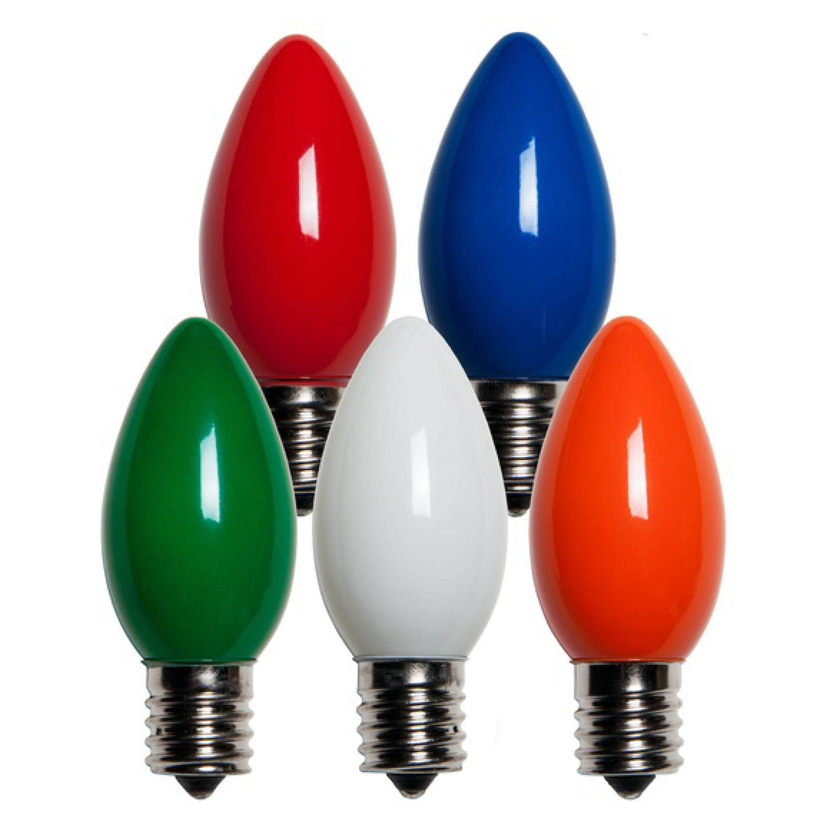 Wintergreen Lighting C9 Christmas Light Bulbs, 7 W - 25 count