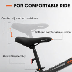 20 in Mountain Bike for 7 - 15 Years Old, 7 Speed Kids Bike with High Carbon Steel Frame, Fat Tire and Dual Disc Brake, Front Suspension Mountain