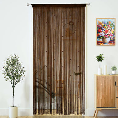 YaoYue Beaded Curtain Door String Curtains for Doorways Tassels Beads Hanging Fringe Hippie Room Divider Window Hallway Entrance