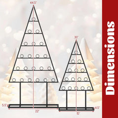 Tangkula 2 Pack Christmas Card Holder for Home Office Party Decoration