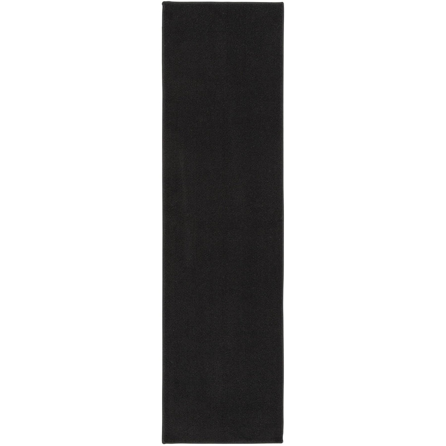 Walmart Mainstays Titan Durable Indoor Runner Rug - Black - Runner 20 x 72 Each