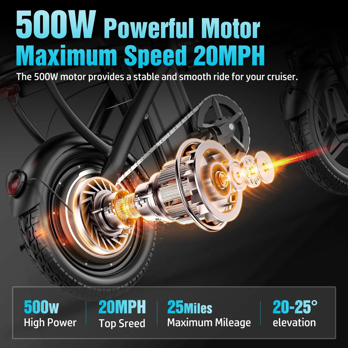 ASKGO Z6 14" Electric Bike 1200W Motor, 48V/10AH E - Mountain Bike, Folding Electric Bicycle for Adult with Two Seats UL2849, Unisex, Pedal - Assist