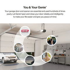 Genie Chain Drive 750 3/4 Hpc Garage Door Opener W/Battery Backup - Heavy Duty