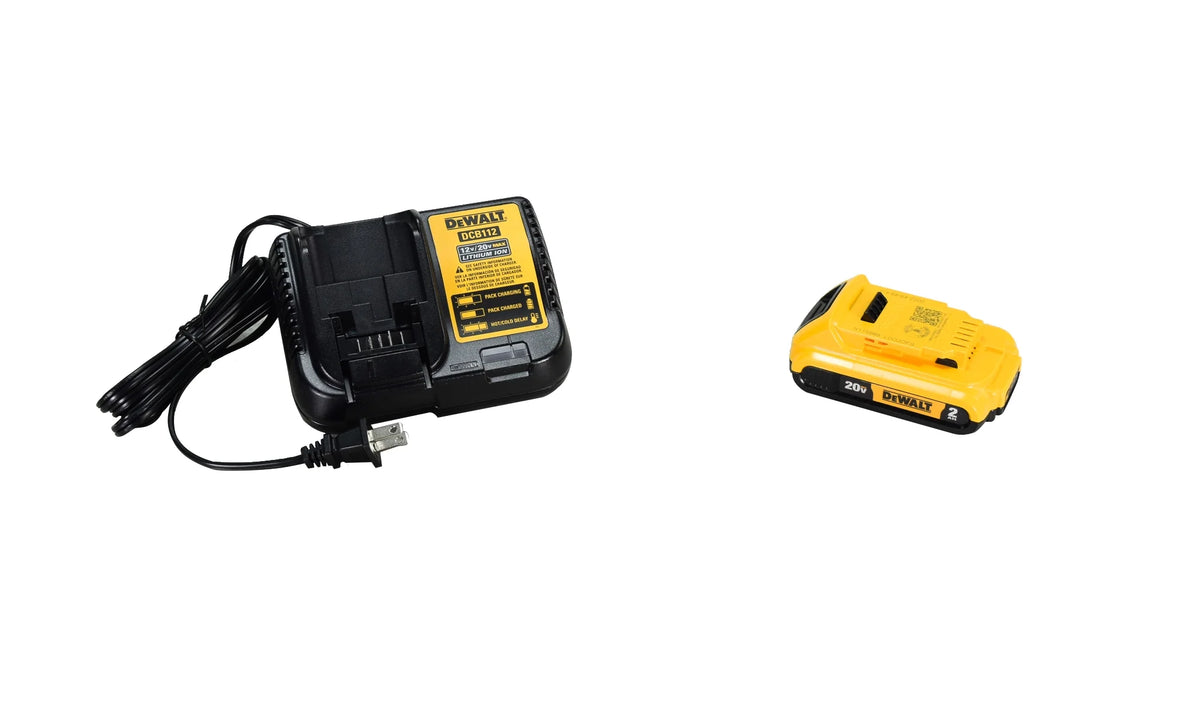 DEWALT 20V MAX Finish Nailer Kit, Angled, 15GA, Battery, Charger & Bag (DCN650D1)