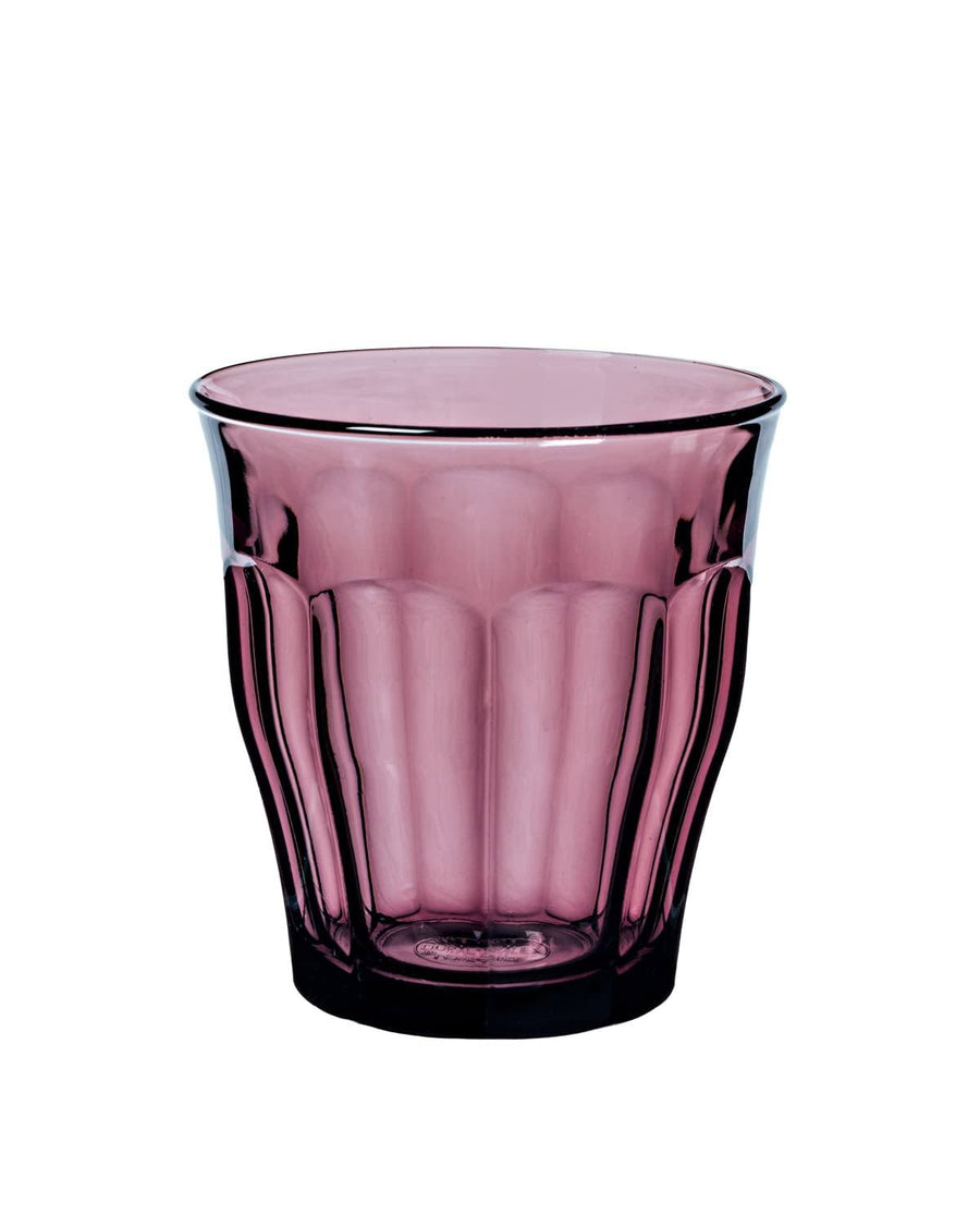 Duralex Picardie 4 Piece 8.375oz. Tempered Glass Drinking Glass Glassware Set (Set of 4) Color: Plum