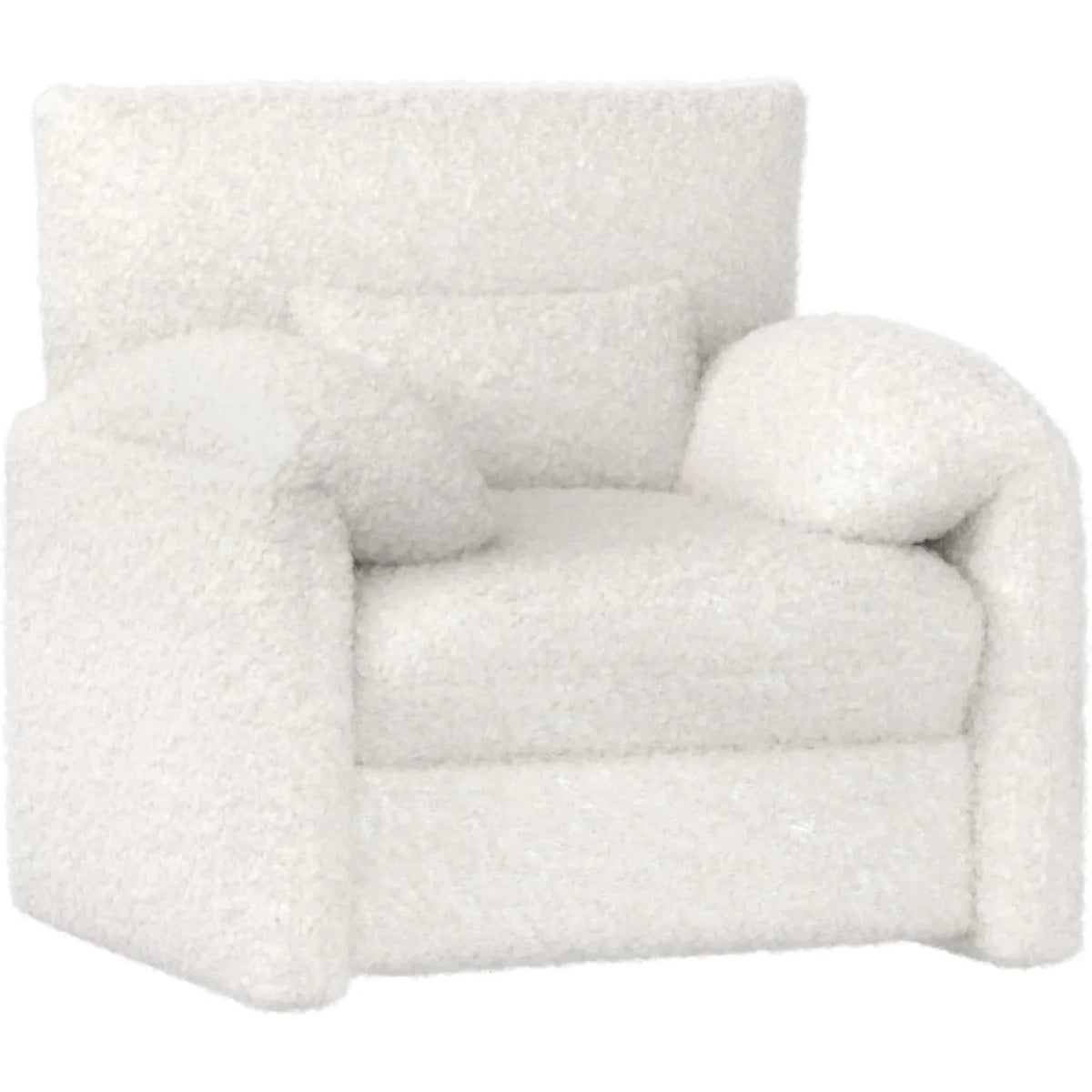AECOJOY Oversized Armchair, Chenille Mid Century Accent Chair, Comfy Upholstered Single Sofa, Extra Wide Reading Chairs