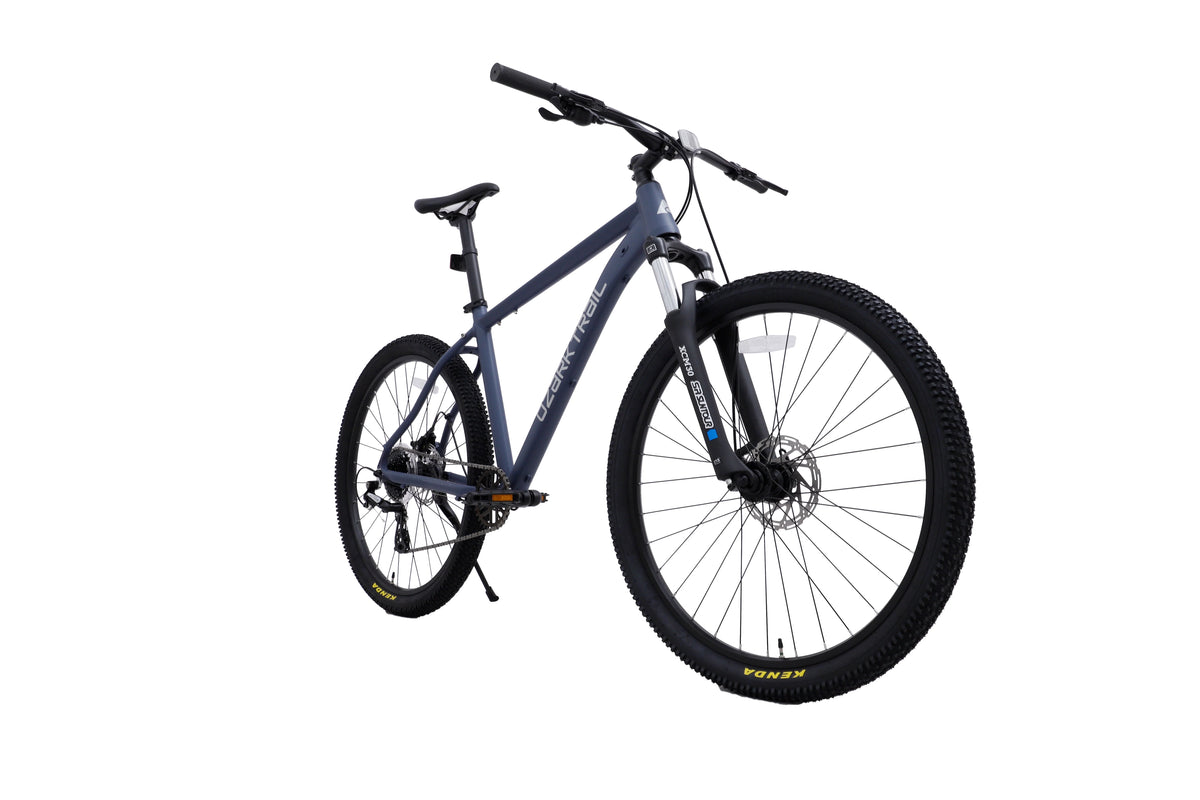 27.5" Ozark Trail M.2 Ridge Mountain Bike, Medium Frame, Fits Riders 5'3" - 5'8", Blue, Adult, Unisex