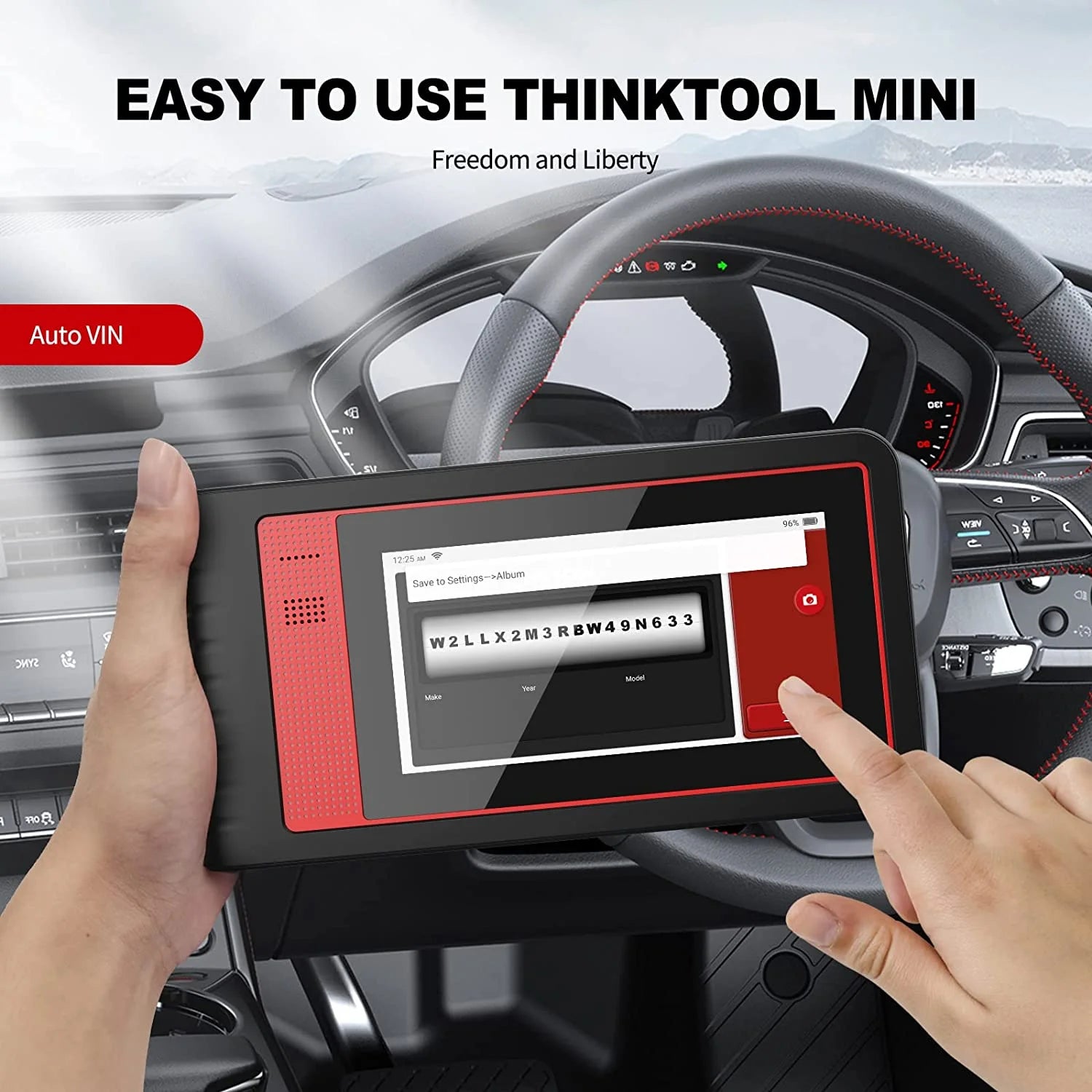 THINKCAR Car Diagnostic Scan Tool OE - Level All Systems Diagnostic 28+ Services Autoauth for FCA SGW