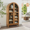 Better Homes & Gardens Juliet Arch Accent Cabinet, Black Finish