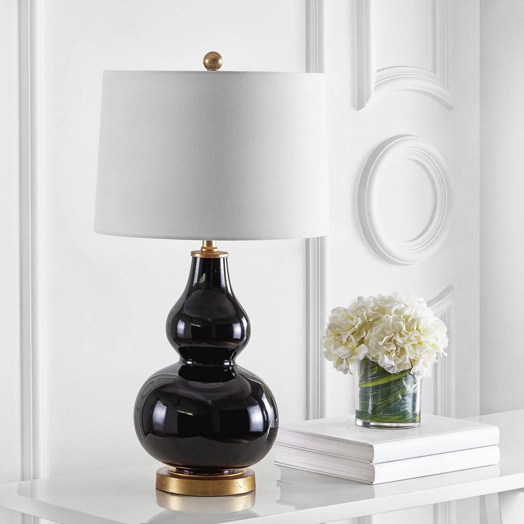 Tamara 29" Table Lamp Set House of Hampton Base Color: Black