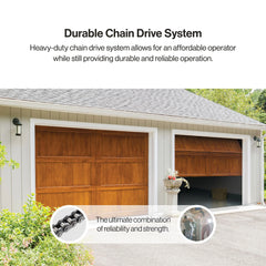 Genie Chain Drive 750 3/4 Hpc Garage Door Opener W/Battery Backup - Heavy Duty