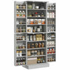 Spaco 17-Tier Kitchen Small Pantry Cabinet with 2 Doors and 6 Adjustable Shelves, Cabinet Pantry, Freestanding 5-Tier Shelving Pantries