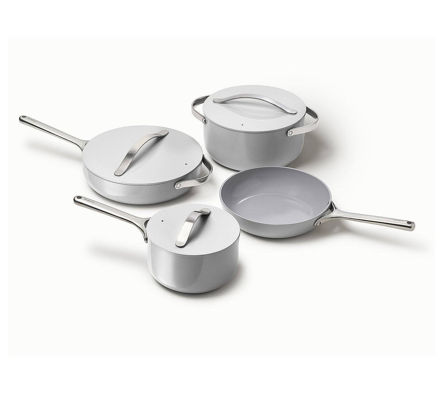 Caraway Non-Stick Ceramic 7 Piece Cookware Set - Gray