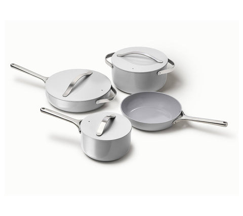 Caraway Non-Stick Ceramic 7 Piece Cookware Set - Gray