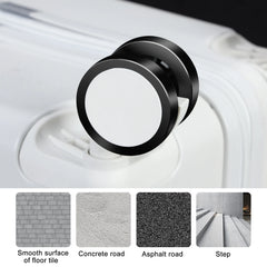 24 in Checked Luggage with Front Pocket, USB Charging Port, Built - in Lock Carry on Suitcase, Cup Holder and Phone Holder, Medium Hardside Suitcase