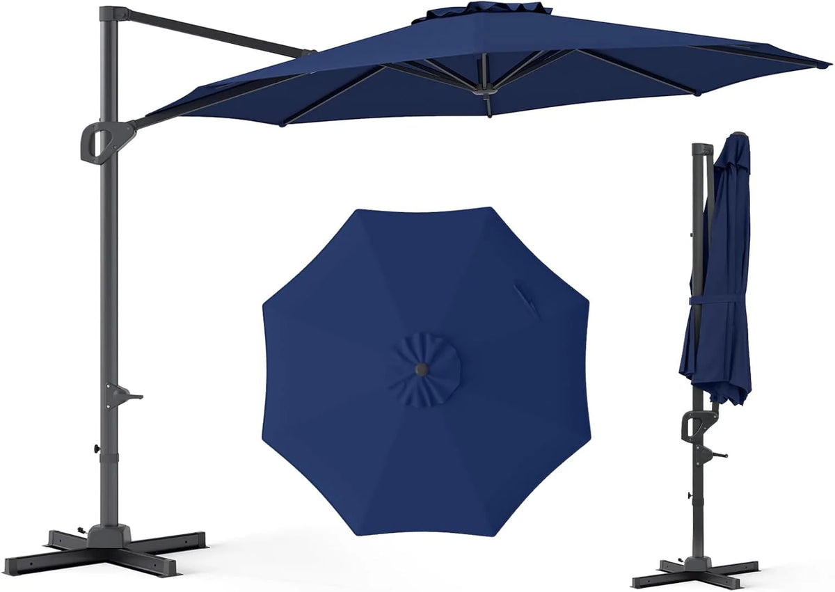Tangkula 10ft Patio Umbrella with Aluminum Pole