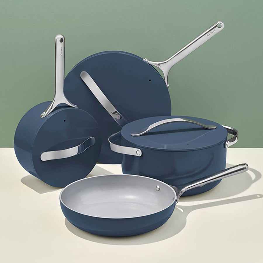 Caraway Home Navy Non - Stick Ceramic 7-Piece Cookware Set