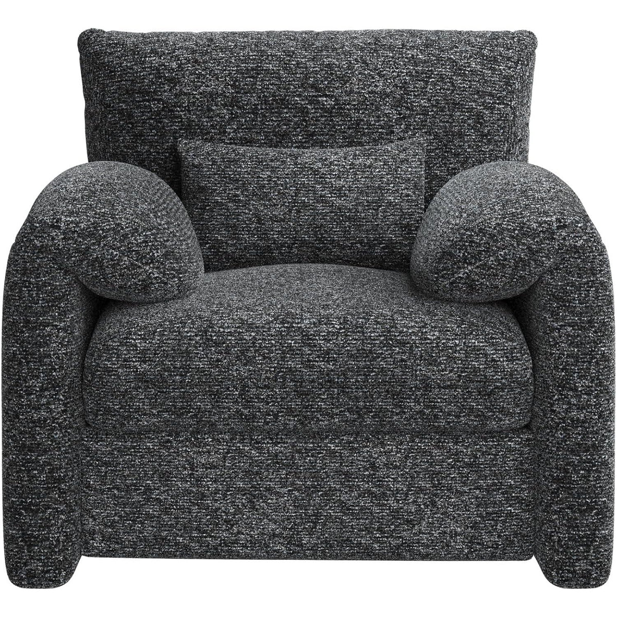 AECOJOY Oversized Armchair, Chenille Mid Century Accent Chair, Comfy Upholstered Single Sofa, Extra Wide Reading Chairs
